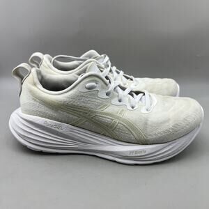 ASICS Gel-Cumulus 27 Running Shoes Women Size 7 Off White Comfort Low Sneakers